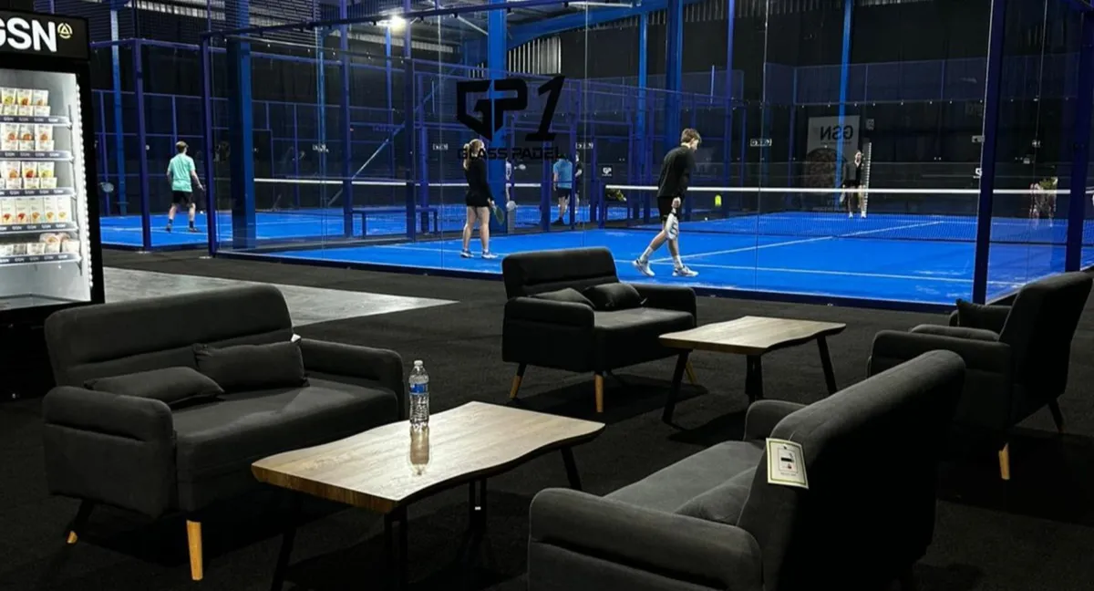 Glass Padel UK padel venue photo